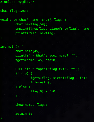 The source code