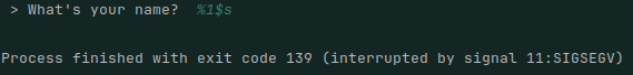 Attempt with SIGSEGV