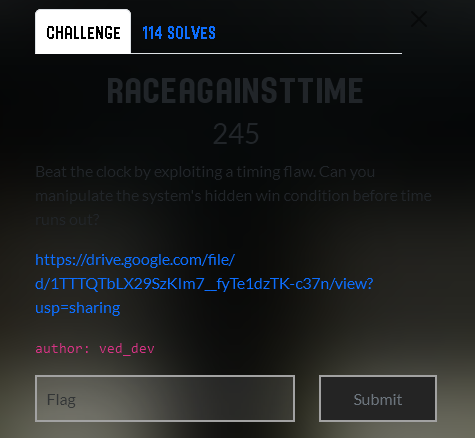 raceagainsinstime